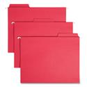 FasTab Hanging Folders, Letter Size, 1/3-Cut Tabs, Red, 20/Box