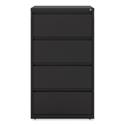Lateral File, 4 Legal/Letter-Size File Drawers, Black, 30" x 18.63" x 52.5"