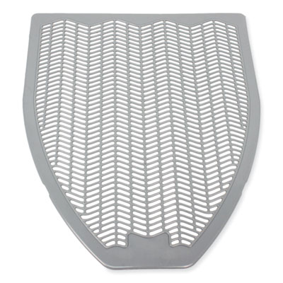 Disposable Urinal Floor Mat, Nonslip, Orchard Zing Scent, 17.5 x 20.38, Gray, 6/Carton