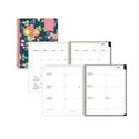 Day Designer Peyton Create-Your-Own Cover Weekly/Monthly Planner, Floral, 11 x 8.5, Navy, 12-Month (July to June): 2023-2024