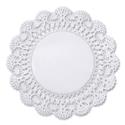 Cambridge Lace Doilies, Round, 6", White, 1,000/Carton