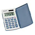 El-243sb Solar Pocket Calculator, 8-Digit Lcd