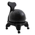 FitPro Ball Chair, Supports Up to 200 lb, Gray