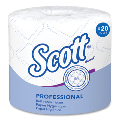 Essential Standard Roll Bathroom Tissue for Business, Septic Safe, Convenience Carton, 2-Ply, White, 550/Roll, 20 Rolls/CT