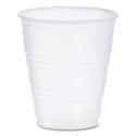 High-Impact Polystyrene Cold Cups, 5 oz, Translucent, 100/Pack