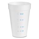 Graduated Foam Medical Cups, 16 oz, White, 25/Pack, 40 Packs/Carton