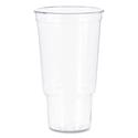 Ultra Clear Pedestal PET Cups, 32 oz, Clear, 25/Bag, 20 Bags/Carton