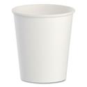 Paper Water Cups, 3 oz, White, 100/Bag, 50 Bags/Carton