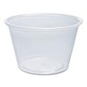 Conex Complements Portion/Medicine Cups, 4 oz, Clear, 125/Bag, 20 Bags/Carton