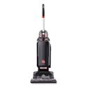 Task Vac Hard Bag Lightweight Upright Vacuum, 14" Cleaning Path, Black
