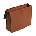 Redrope Expanding Wallets, 5.25" Expansion, 1 Section, Cloth Tie Closure, Letter Size, Redrope