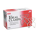 Ideal Clamps, #2, Smooth, Silver, 50/Box