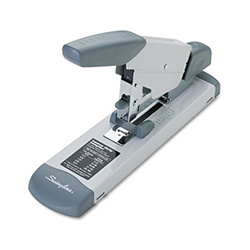 Deluxe Heavy-Duty Stapler, 160-Sheet Capacity, Platinum