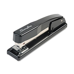 Commercial Full Strip Desk Stapler, 20-Sheet Capacity, Black