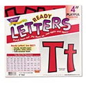 Ready Letters Playful Combo Set, Red, 4"h, 216/Set