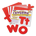 Ready Letters Casual Combo Set, Red, 4"h, 182/Set