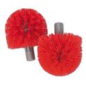 Replacement Heads for Ergo Toilet-Bowl-Brush System, Red, 2/Pack, 5 Packs/Carton