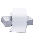 Printout Paper, 2-Part, 15 lb Bond Weight, 9.5 x 11, White, 1,650/Carton
